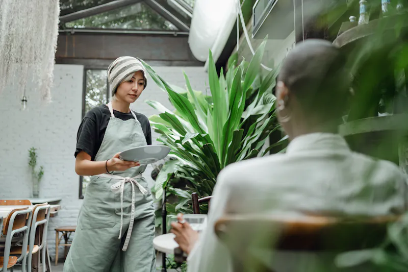 Church's Chicken restaurant interior